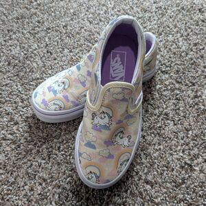 Vans Kids Unicorn Slip On Shoes Size 13 (Little Kid)